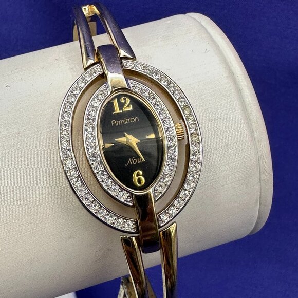 Armitron Ladies Crystal Accent Analog Watch - Picture 1 of 15